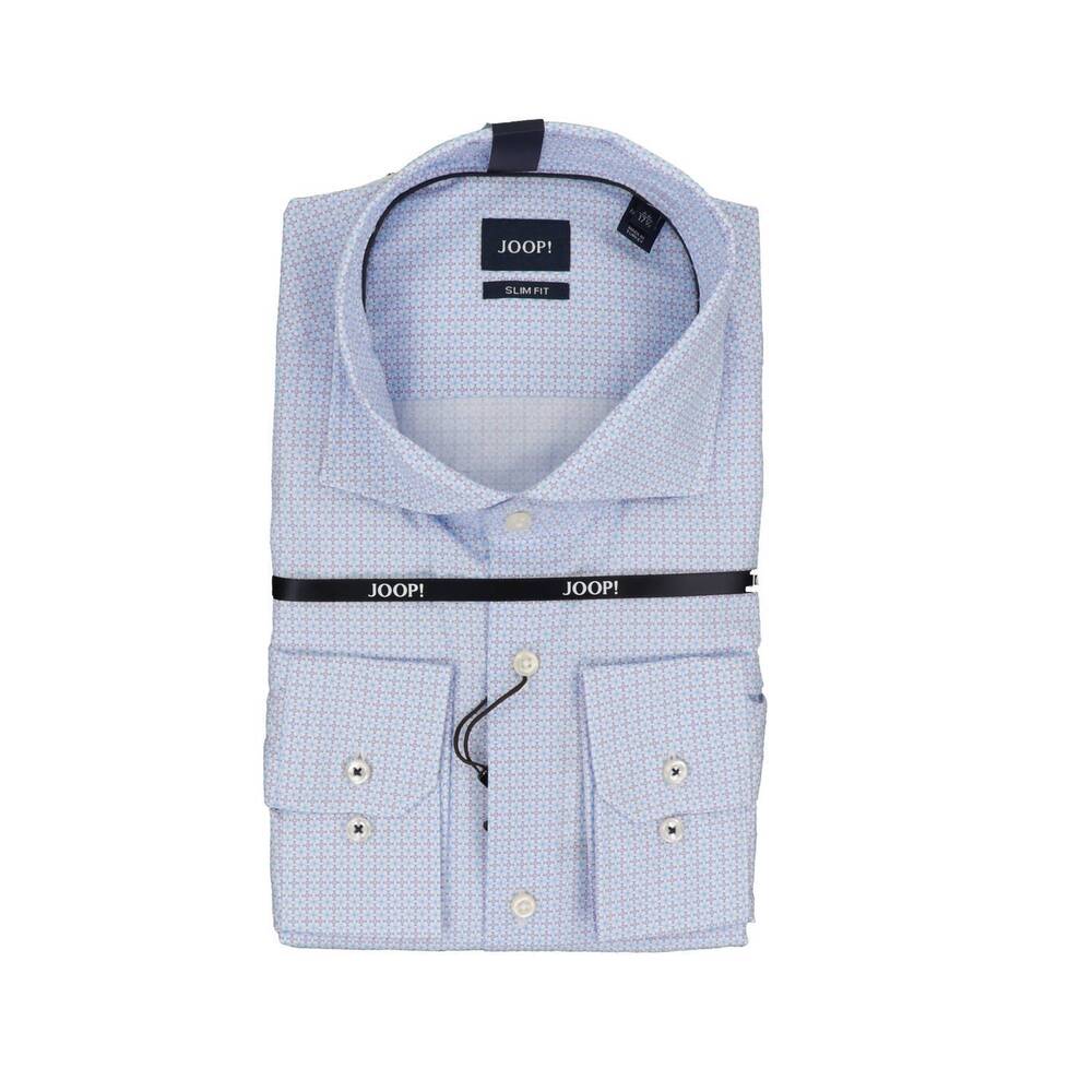 NEW JOOP! pai geometric print sport shirt in blue